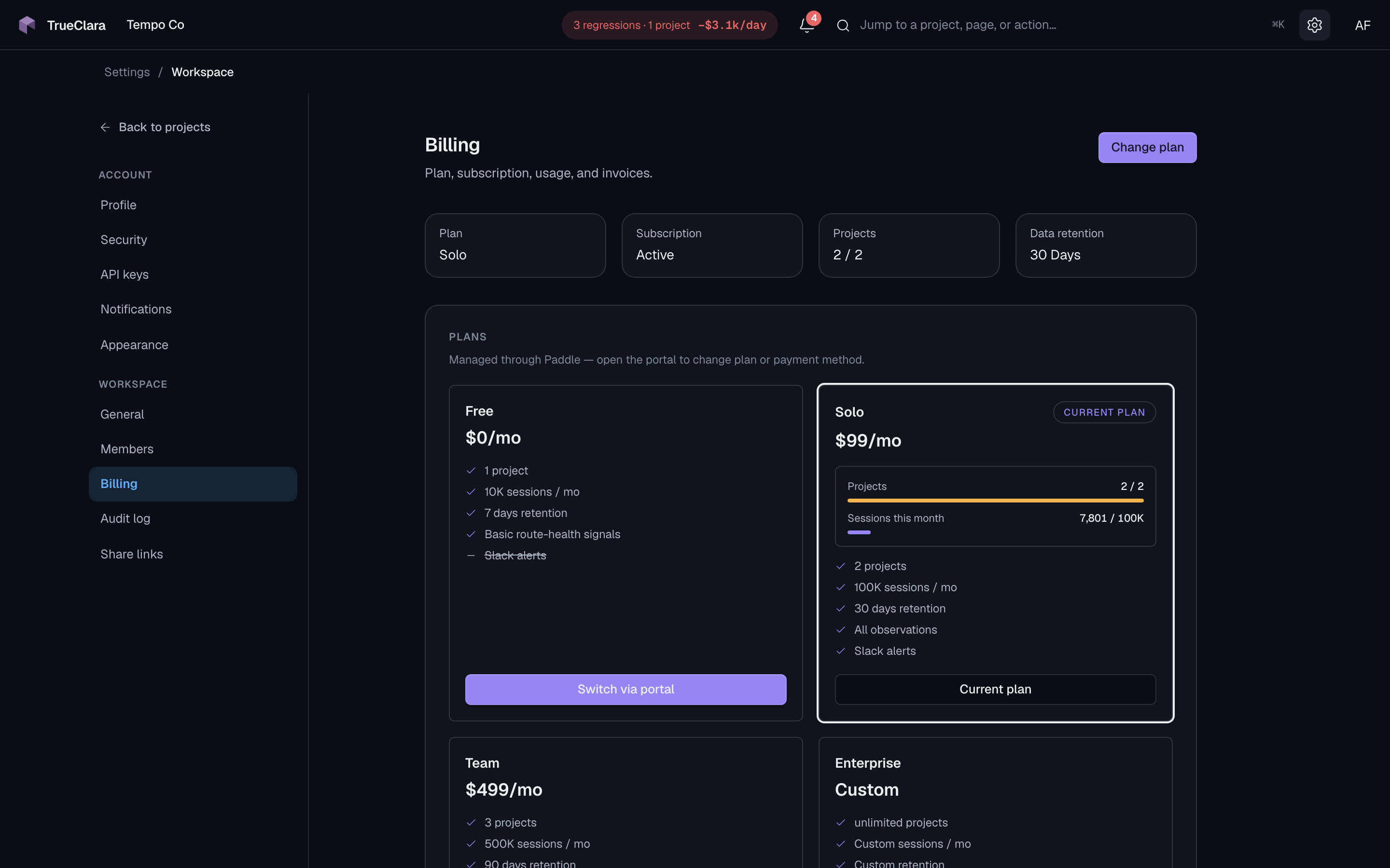 Workspace Billing (THEME (light))